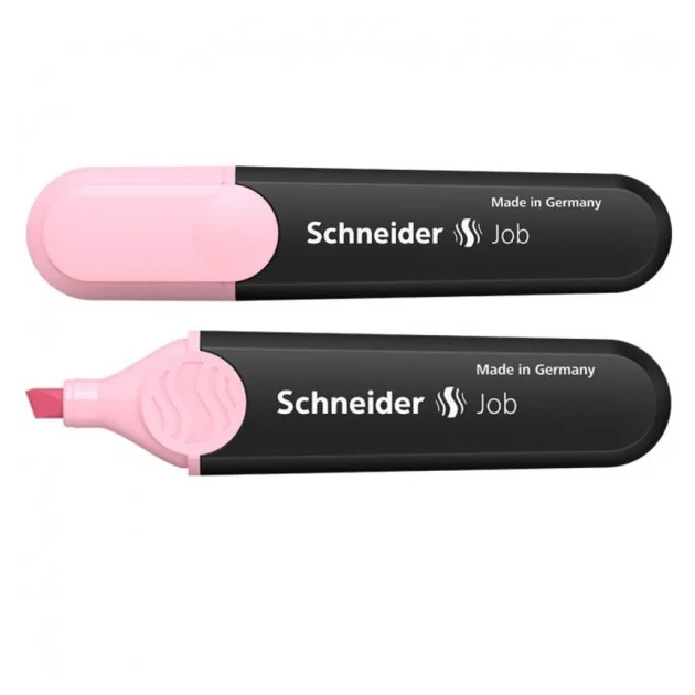 Маркер текстовий "SCHNEIDER" JOB 150, Пастельно рожевий (10/240)