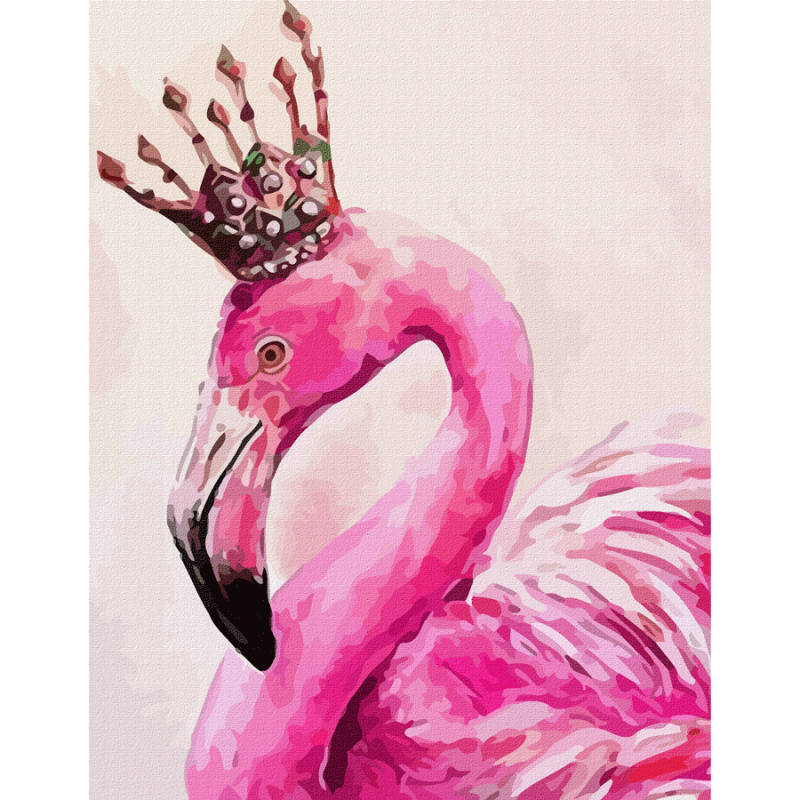 Picture on cardboard with contour "ROSA START" 30*40 Animals No. 10 WITHOUT PAINTS /GPA284119/