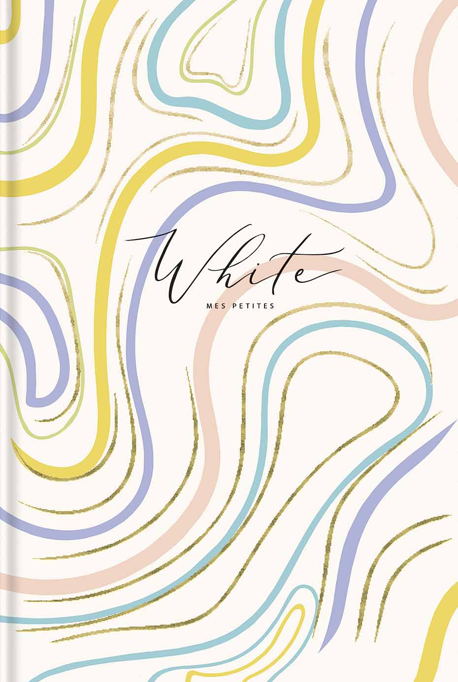 Notebook B5/80 sheets. "Genius" integrated cover /B5-IC-080-7064K/ # white block, 70g/m2, soft touch + embossing (1/12)
