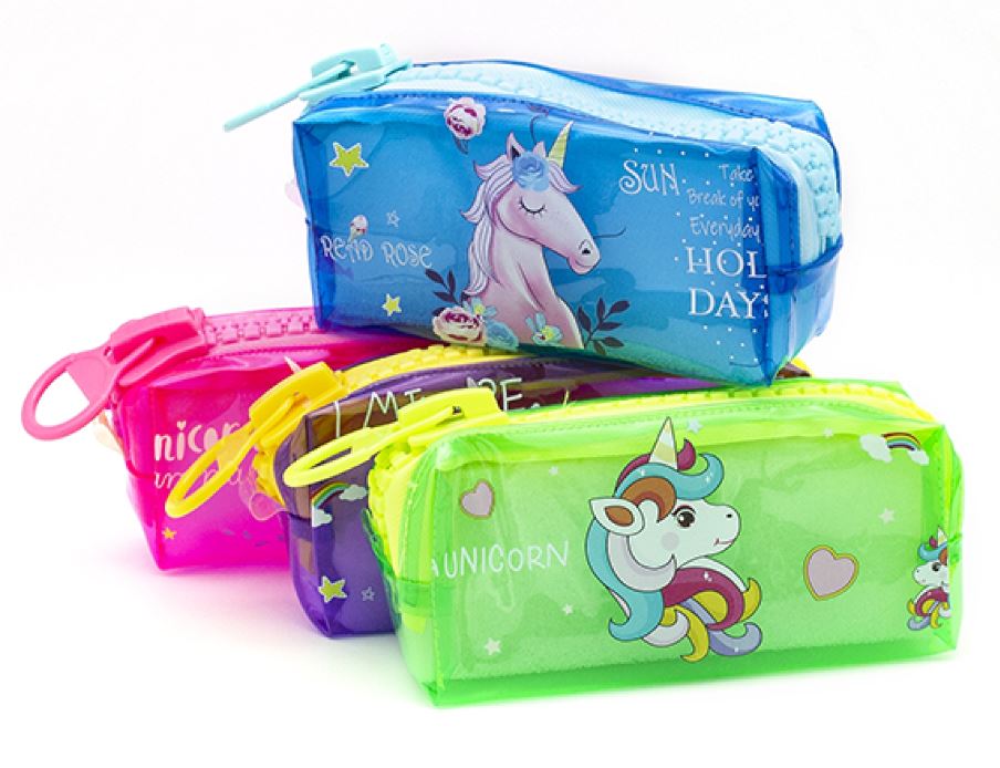 Pencil case "JO" /P-W2101/ Unicorn 18*8*5cm (1/12)