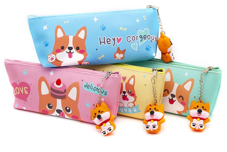 Pencil case "JO" /P-Y21146/ silicone. with suspension, PVC (1/16)