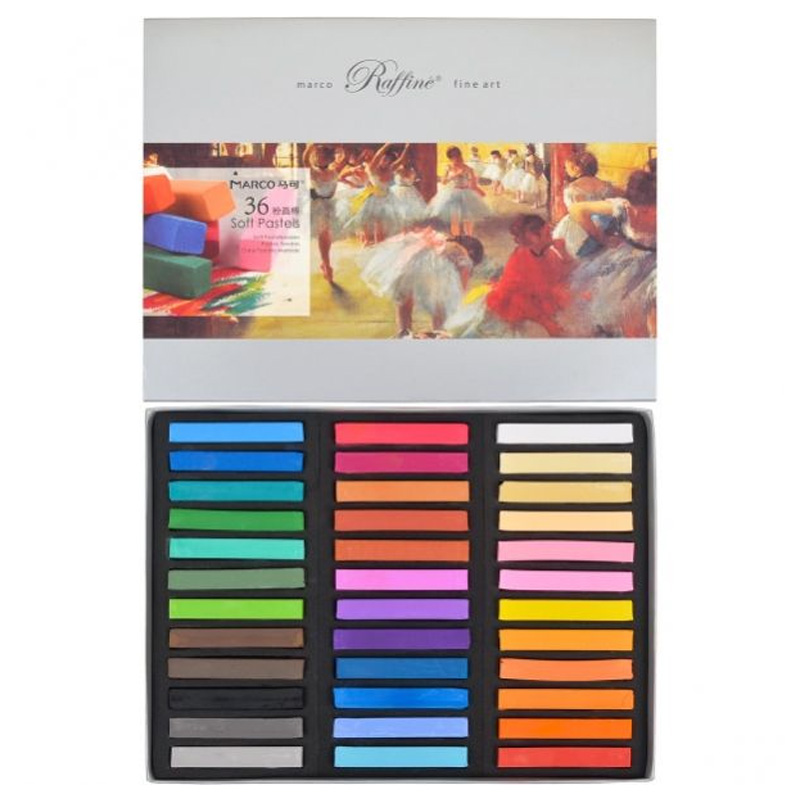 Dry pastel "Marco"Raffine fine art" /7300-36CB/ 36 col. (1/6/24)