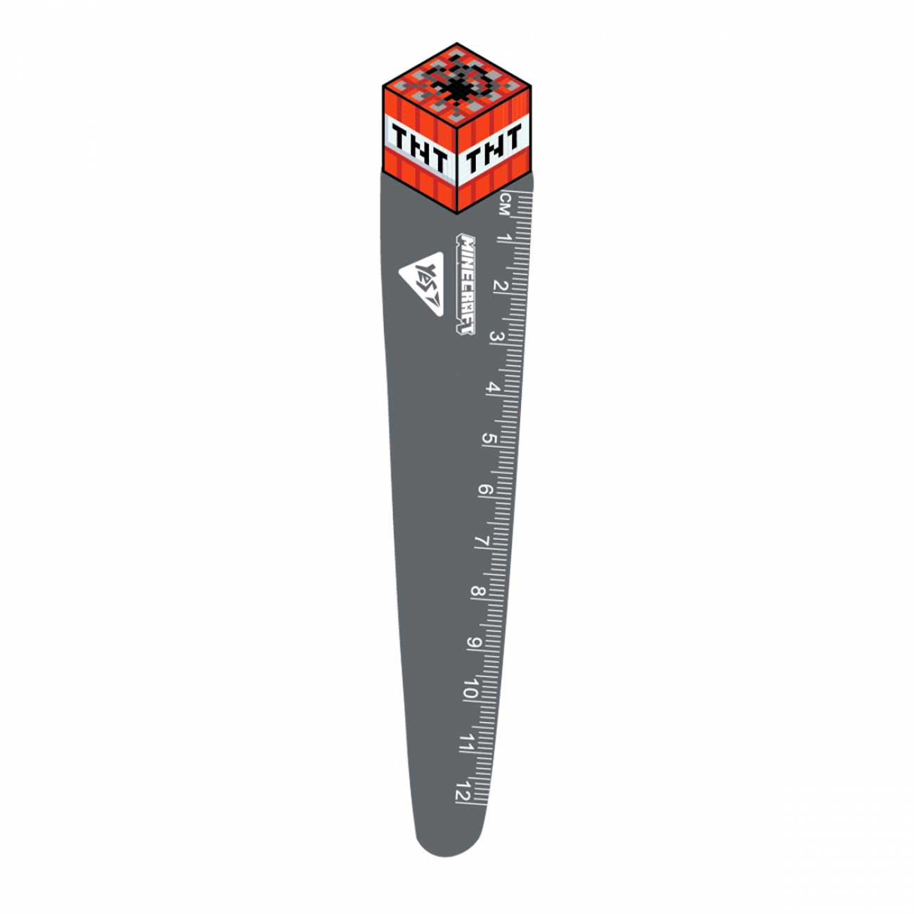 Ruler 12 cm sq. "YES" /370651/ "Minecraft" (1/36/720)