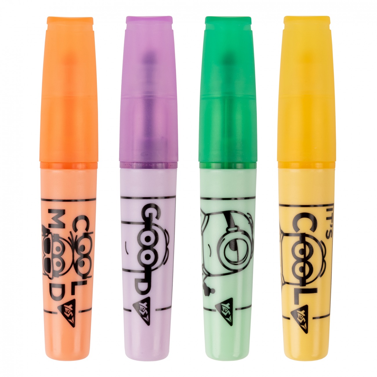Text marker "YES" /390712/ "Minions", 4 pcs in a pack. (1/12/144)
