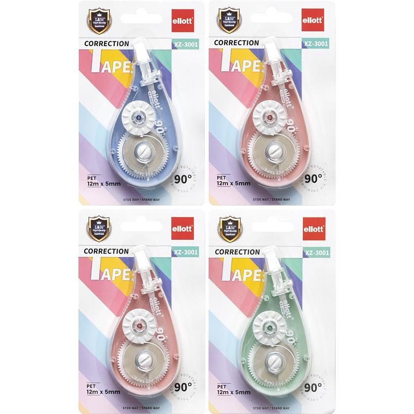 Correction tape "Ellott" /ET-3001/XZ-3001/ 12m*5mm (1/24/576)