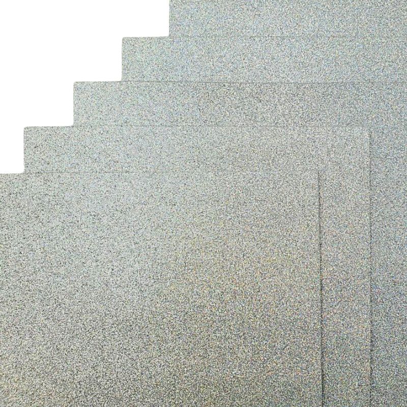 Флексика(фоаміран) "JO" /17HA4-5001/ EVA 1.7±0.1MM А4 "Срібло" HOLOGRAMM HQ 10шт/уп (1/96)