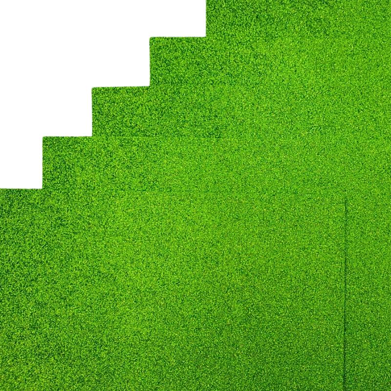 Flexica (foamiran) "JO" /17HA4-5006/ EVA 1.7±0.1MM A4 "Green" HOLOGRAMM HQ 10pcs/pack (1/96)
