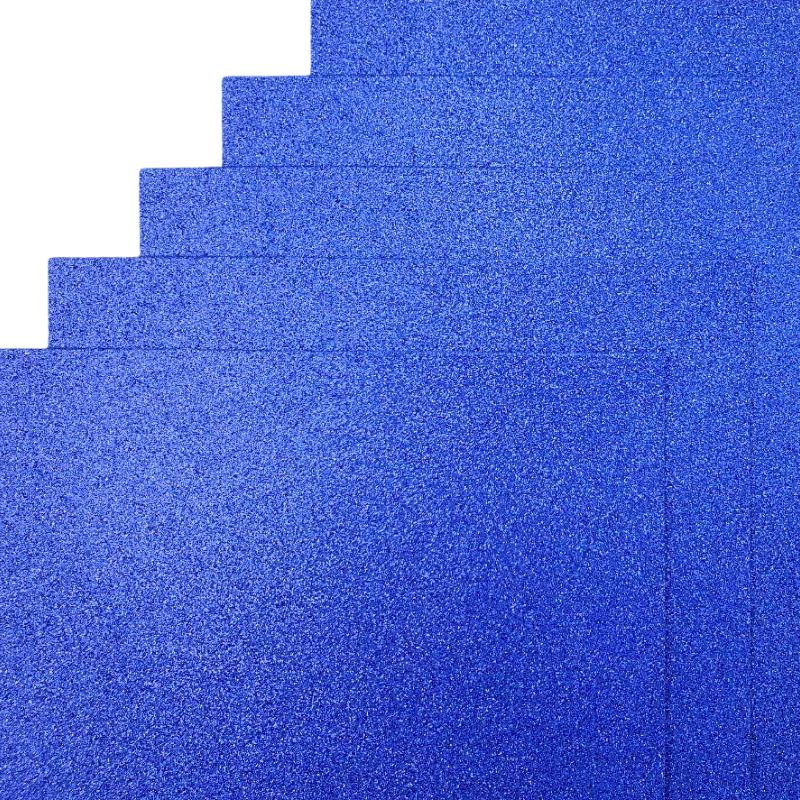 Flexica (foamiran) "JO" /17HA4-5008/ EVA 1.7±0.1MM A4 "Blue" HOLOGRAMM HQ 10pcs/pack (1/96)