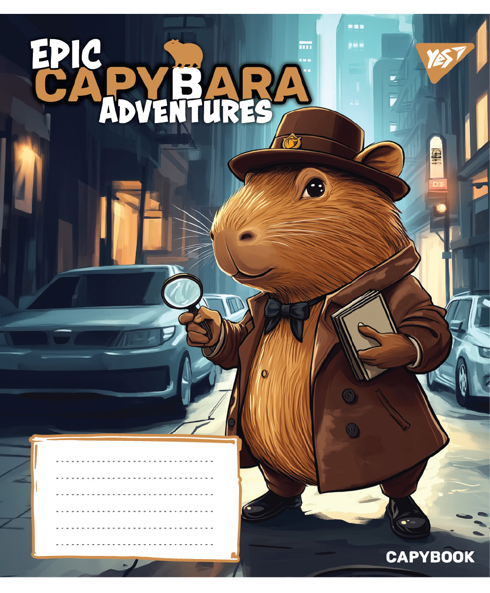 Зошит уч. "YES" 24арк.== /767797/ "Капібара Epic Capybara" (20/320)