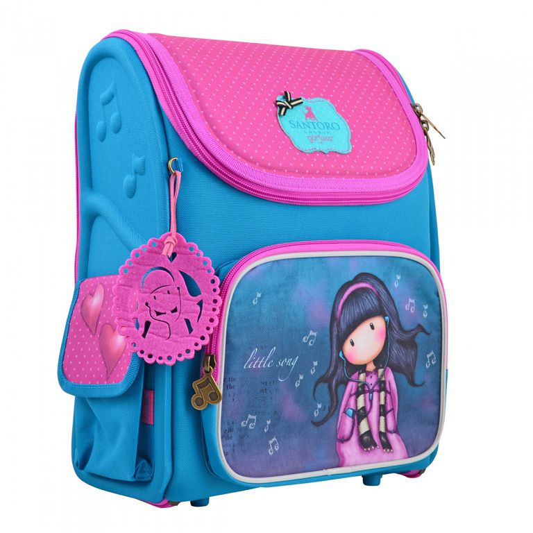 Frame backpack "Yes" /557624/ H-17 'Santoro Little Song', 35*27*16 (1/20)