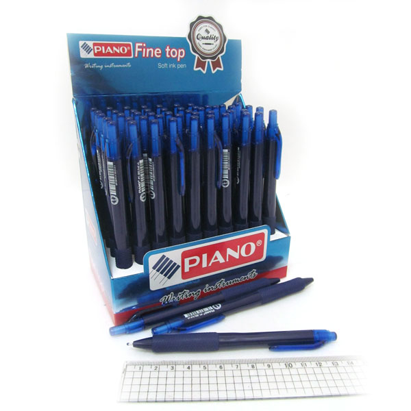 Automatic ballpoint pen. "PIANO" PT-301 blue (50)