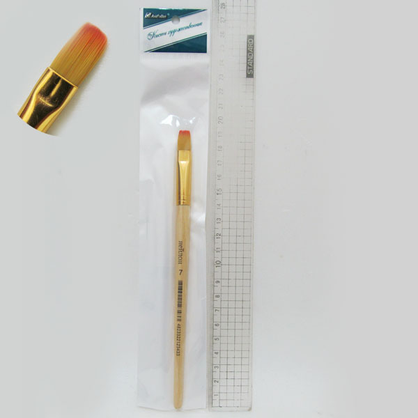Brush nylon FLAT "JO" No. 7 (10/250)