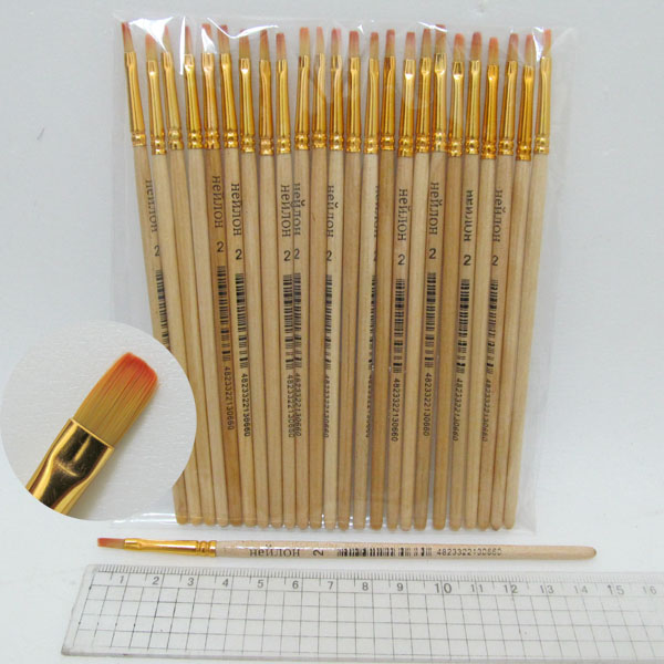 Brush nylon FLAT "JO" No. 2 (25/500)