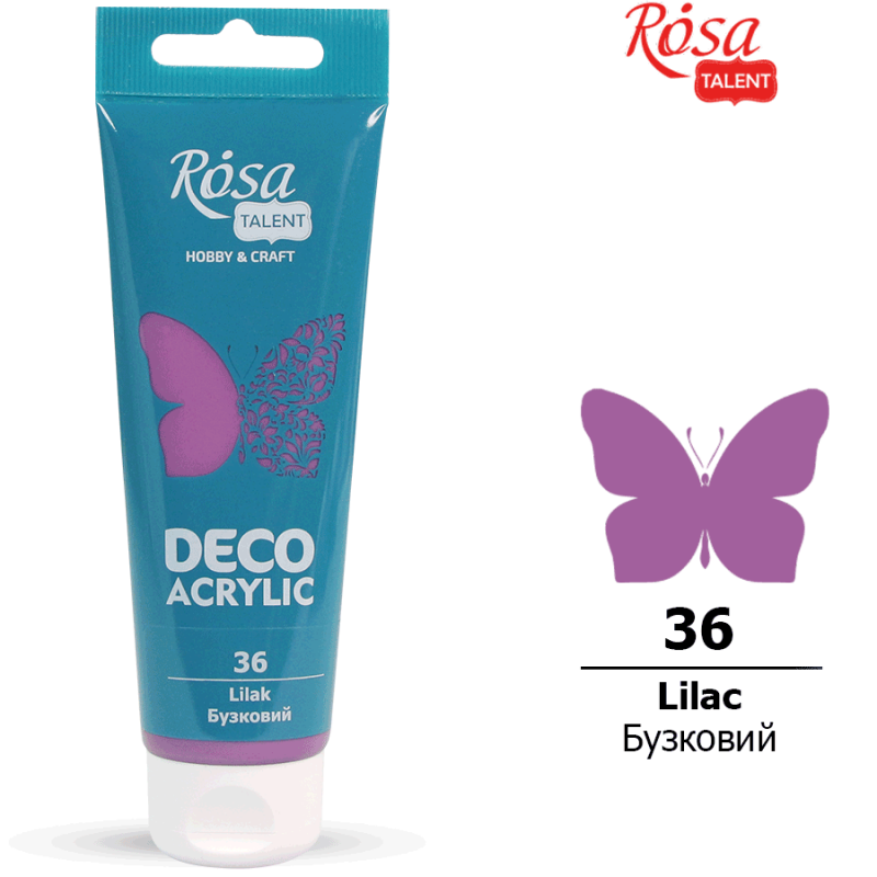 ACRYLIC for decoration "ROSA TALENT" /36/ Lilac, matte 75 ml (1/4)