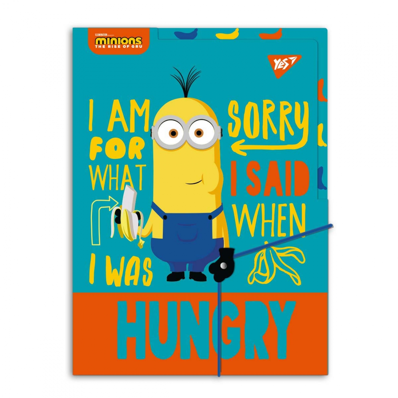 A4 rubber folder "Yes" /492101/ "Minions" 3 compartments (1/24/96)