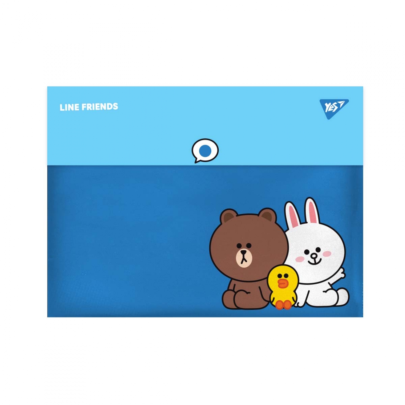 Envelope folder on A4 button "Yes" /492080/ "Line Friends" (1/12/60/120)