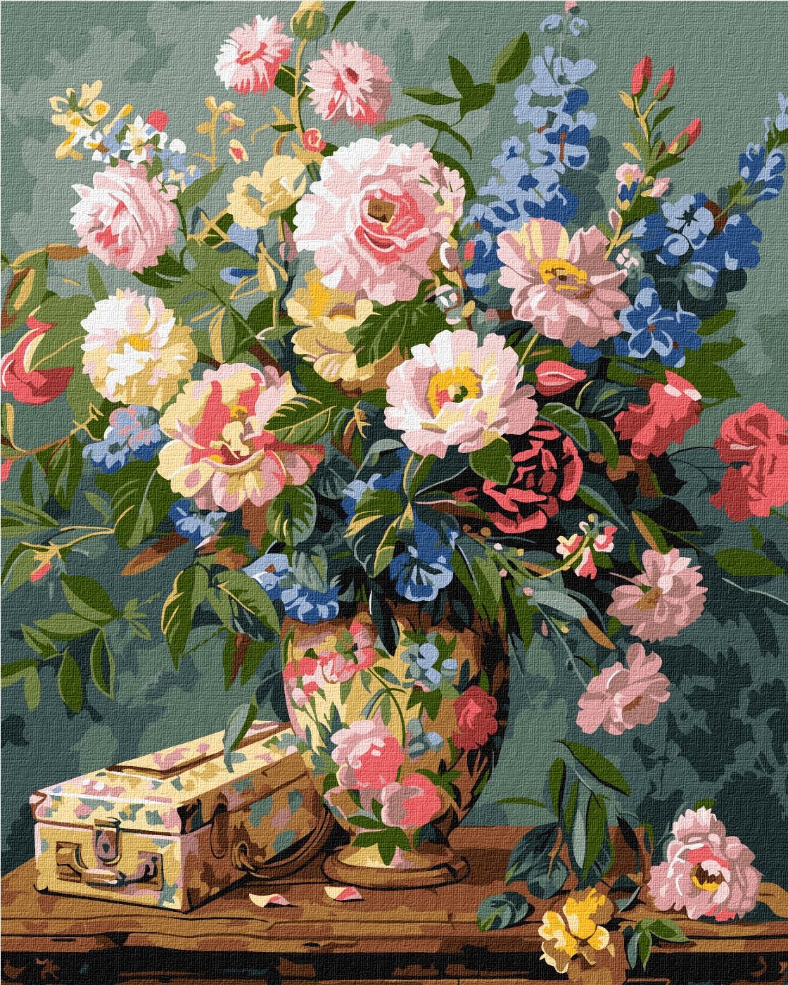 Painting by numbers "Ideyka" /KHO3283/ "Flower fantasy" 40x50 cm