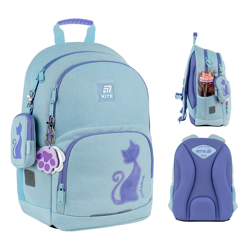 Backpack "Kite" /K25-585M-1/ Education 585 Catsline (1/6)