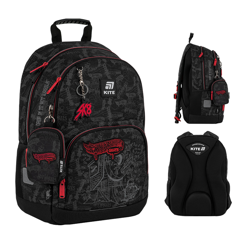 Backpack "Kite" /HW25-585M/ Education 585 Hot Wheels (1/6)