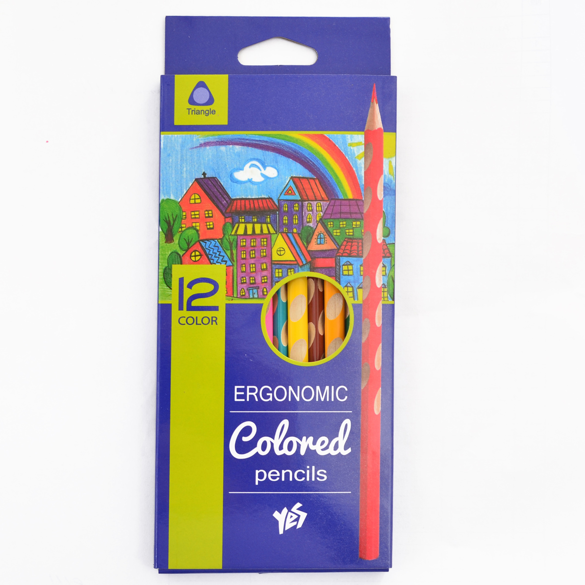 Colored pencils "Yes" 12 col. /290509/ Ergonomic "Colored" (1/12/240)