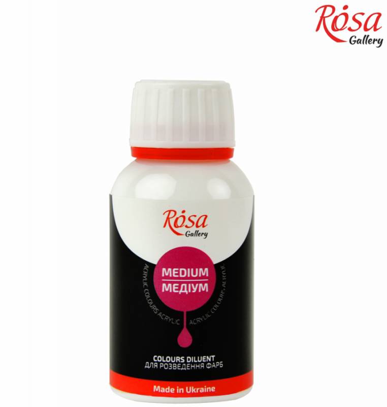 Medium for diluting ACRYLIC paints "ROSA Gallery" /352010101/ 125ml (1/15)