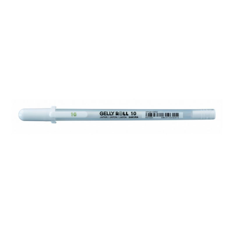 Ручка гелева "Sakura" /XPGB10#50/ Біла 10 BOLD (лінія 0.5mm), Gelly Roll Basic (1/12)