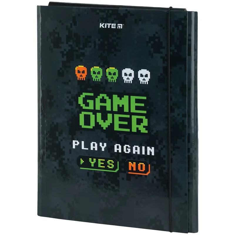 Папка для праці "Kite" /K23-213-02/ А4, "Game over" (1/5/20)