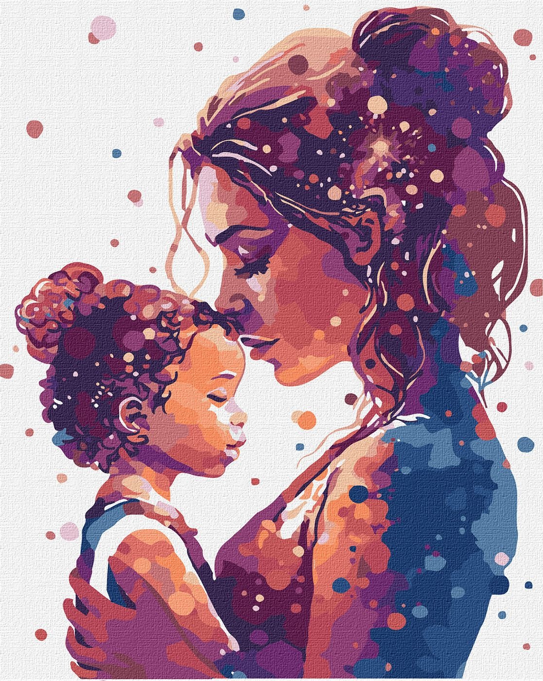 Painting by numbers "Ideyka" /KHO8345/ "Mother's hugs" 40*50cm