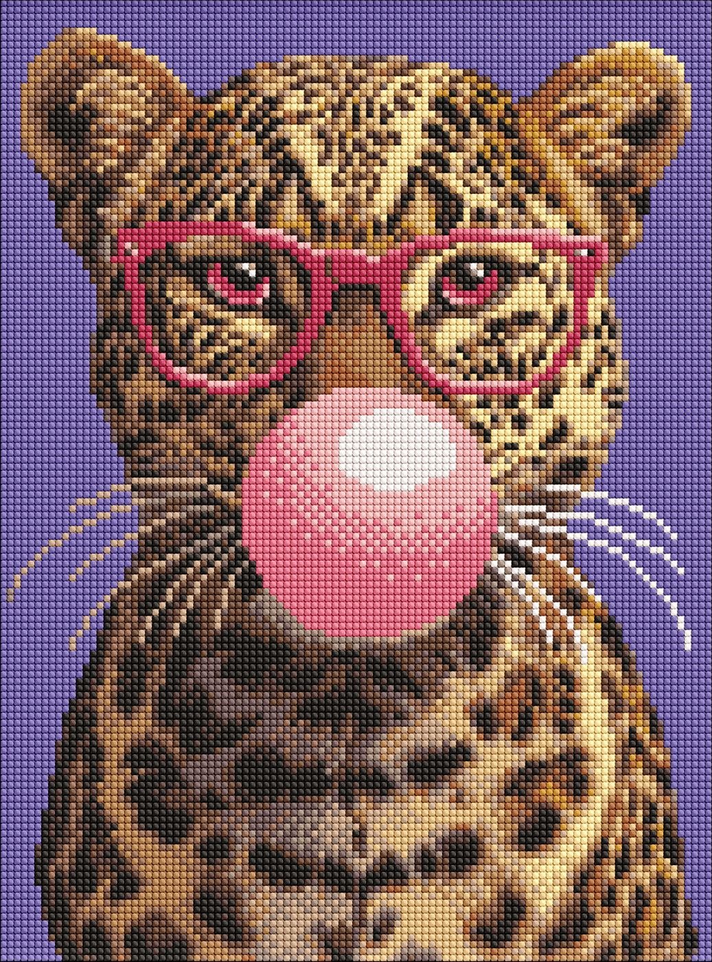 Diamond mosaic "Ideyka" /AMO8245/ "Wild bubble" 30*40cm