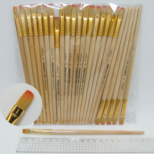 Brush nylon FLAT "JO" No. 5 (25/250)