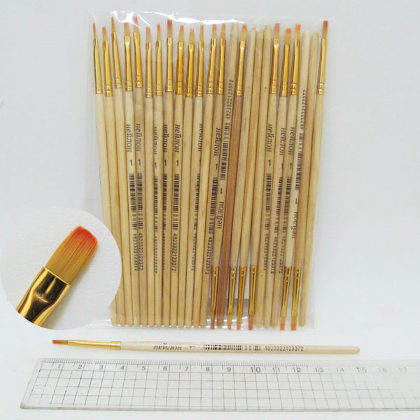 Brush nylon FLAT "JO" No. 1 (25/500)