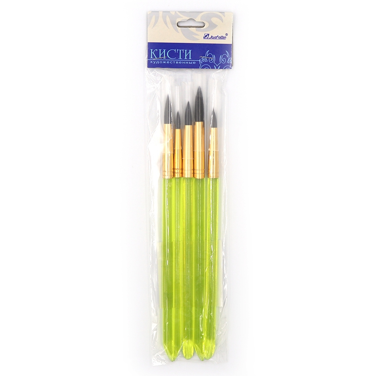Set of brushes "JO" nylon /1980/ 5 round (24/240)