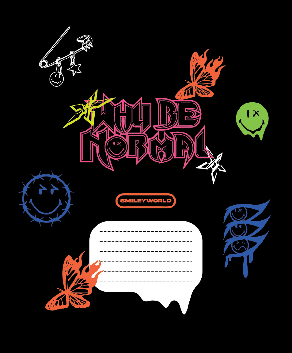Student's notebook "YES" 24 sheets # /767650/ "Smiley World Anime" (20/320)