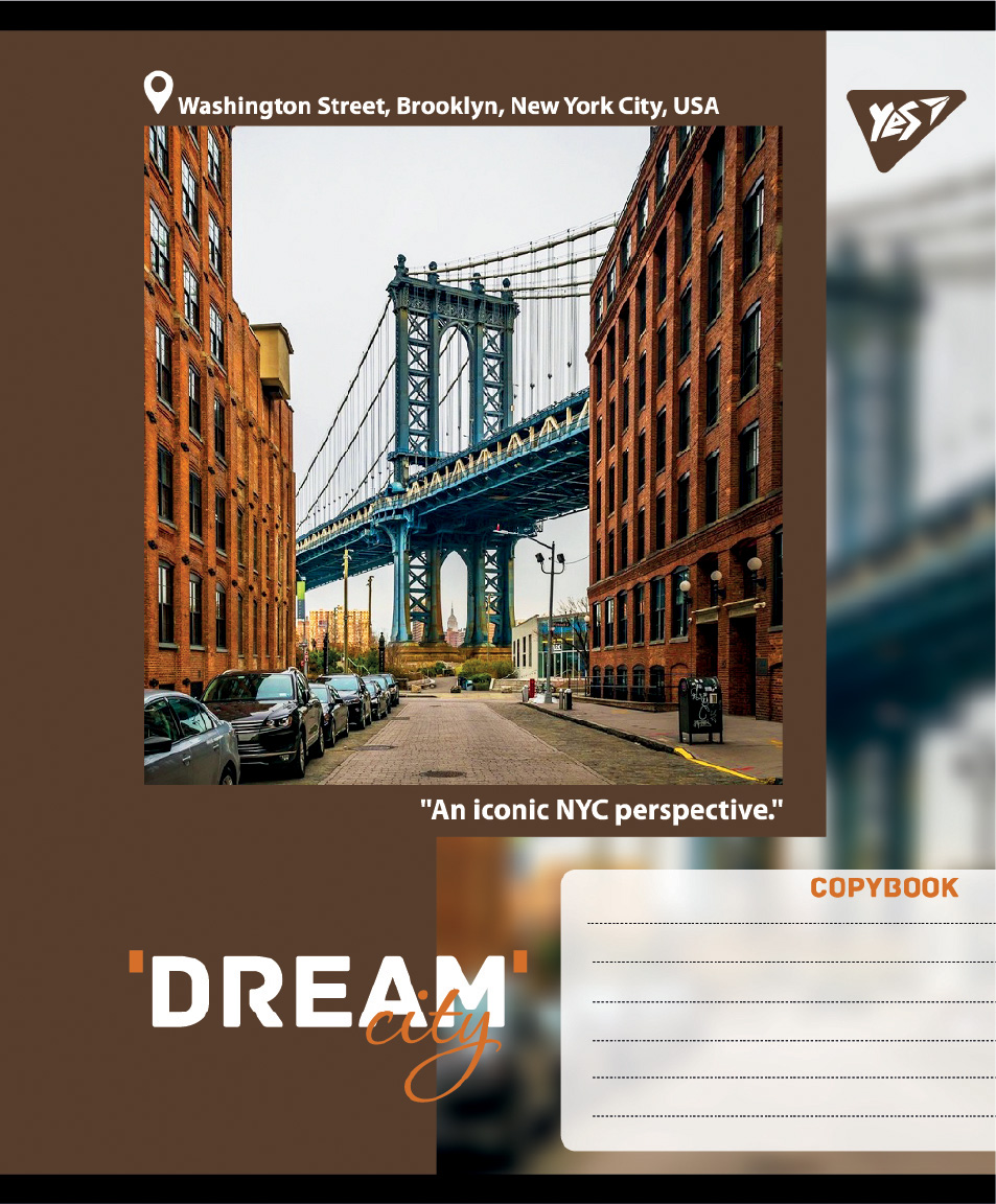 Зошит уч. "YES" 24арк.== /767700/ "Dream City" (20/320)