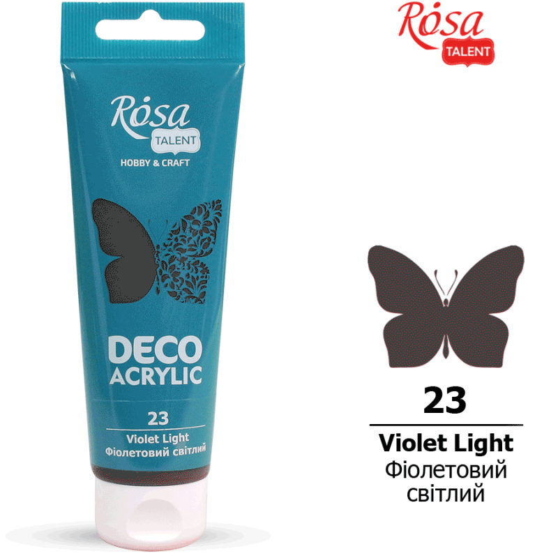 ACRYLIC for decoration "ROSA TALENT" /23/ Violet light, matte 75 ml (1/4)