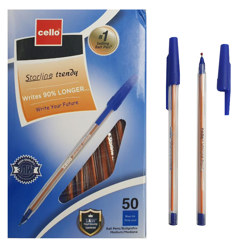 Ballpoint/oil pen CELLO Starline trendy /CL-2216/ blue (50/1000/4000)