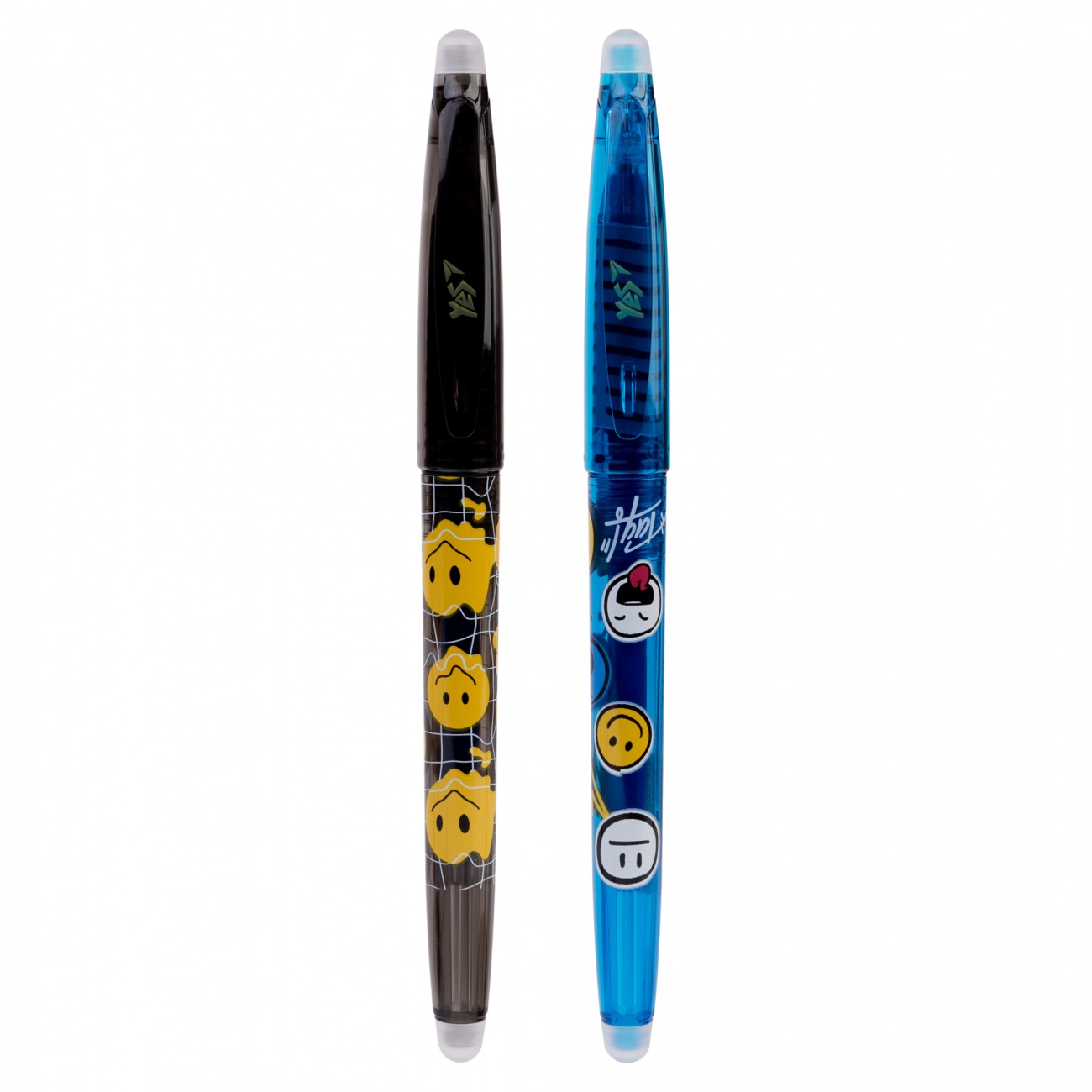 "Write-erase" pen "YES" /412136/ Melt Smile 0.7 mm, blue (24/864)