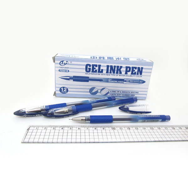 Tianjiao TZ-501 gel pen (with grip) blue (12/144/1728)