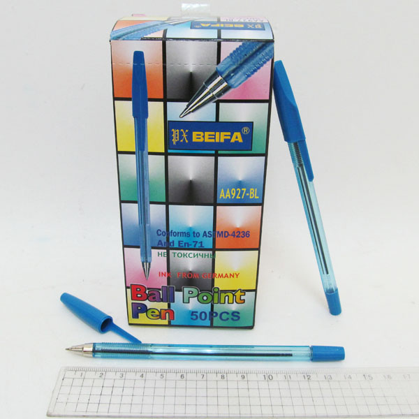 Ballpoint pen "BEIFA" AA927 blue (50/1000)