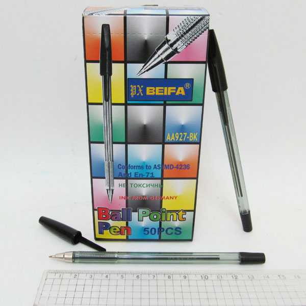 Ballpoint pen "BEIFA" AA927 black.   (50/1000)