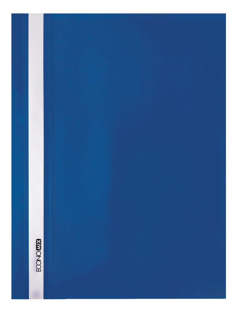 Speed ​​stapler pl. B/PERF. "Economix" /E31509-02/503-02/ A4 blue, texture orange, 120/160 μm (10)