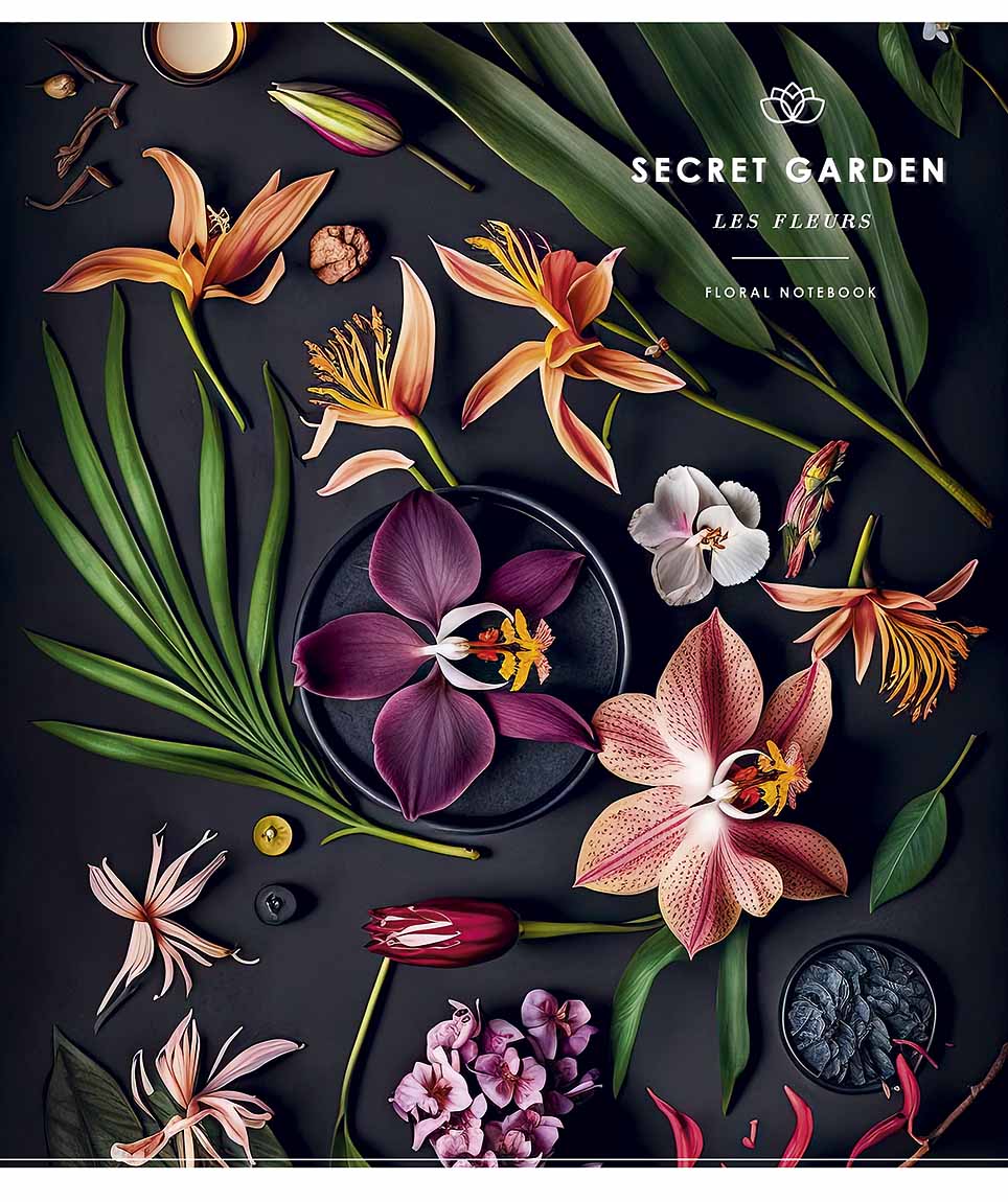 Student's notebook "Schoolboy" 96 sheets == /3426L/ "Secret garden" VD varnish (girl) (5/50)