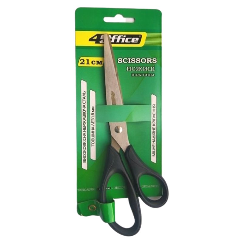 Universal scissors "4OFFICE" /4-439/ 21 cm. (1/12/240)