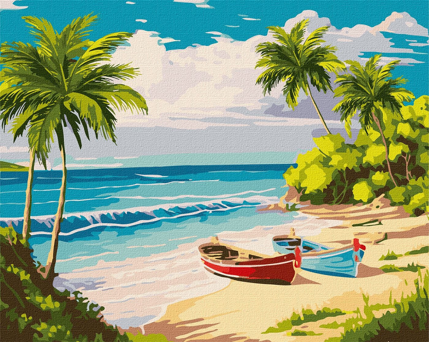 Painting by numbers "Ideyka" /KHO2785/ "Wonderful island" 40*50 cm
