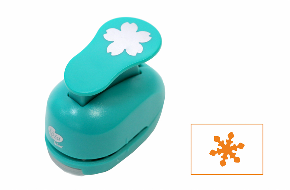 Shaped hole punch "ROSA Talent" /056/ 2.5cm (1/8) "Snowflake"