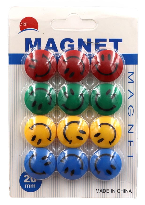 Magnets "JO" /DSCN1571/ "Emilies" 2 cm, 12 pcs/blister (1/100)
