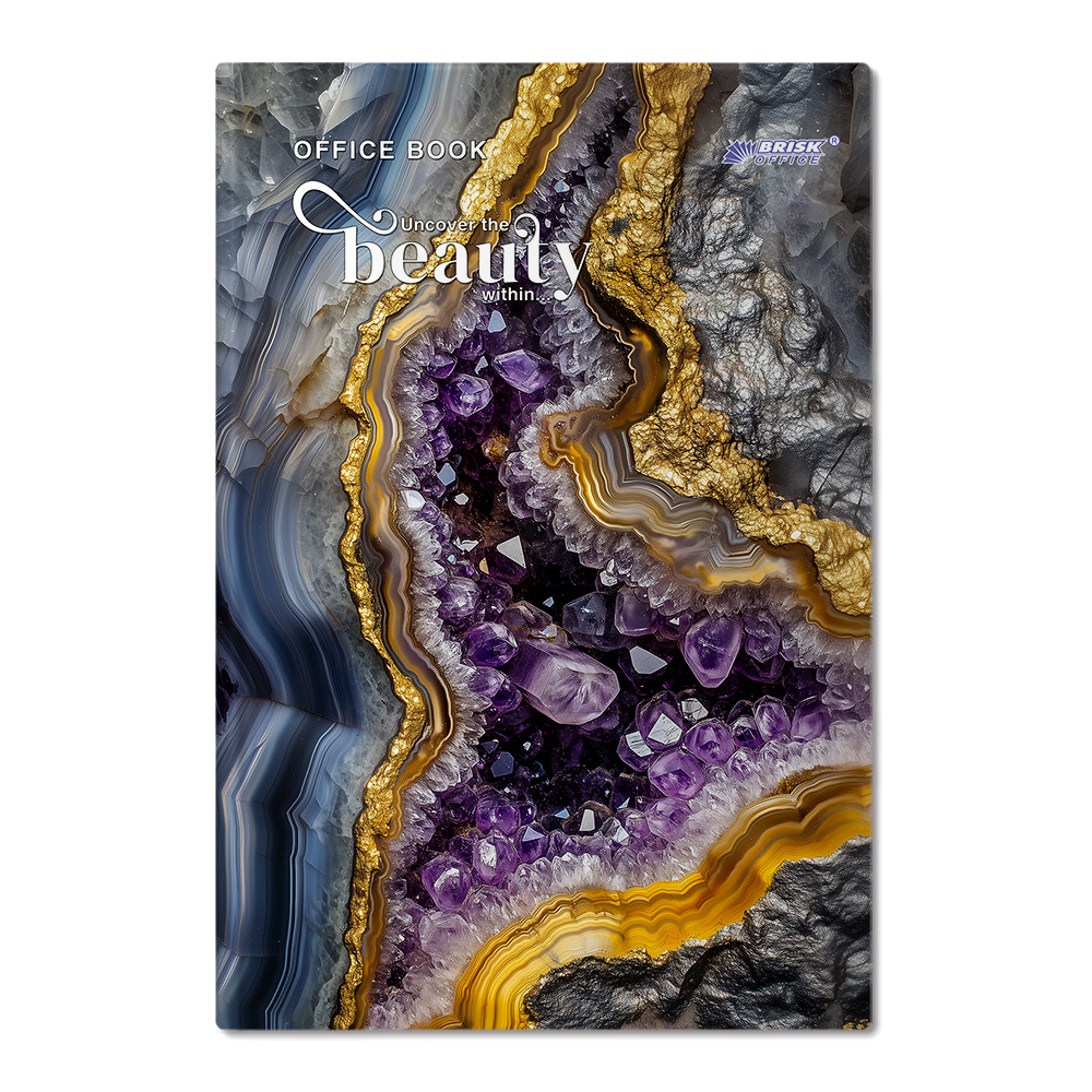 Notebook "Brisk" DKV-4 A4/176 sheets # TV lacquer, glossy laminate. #4447 (5/30)