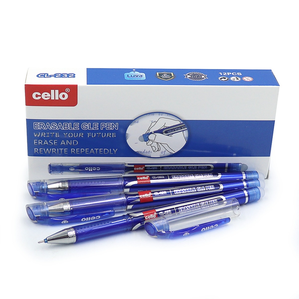Pen "Write-erase" CELLO /CL-232/ blue (12/120)