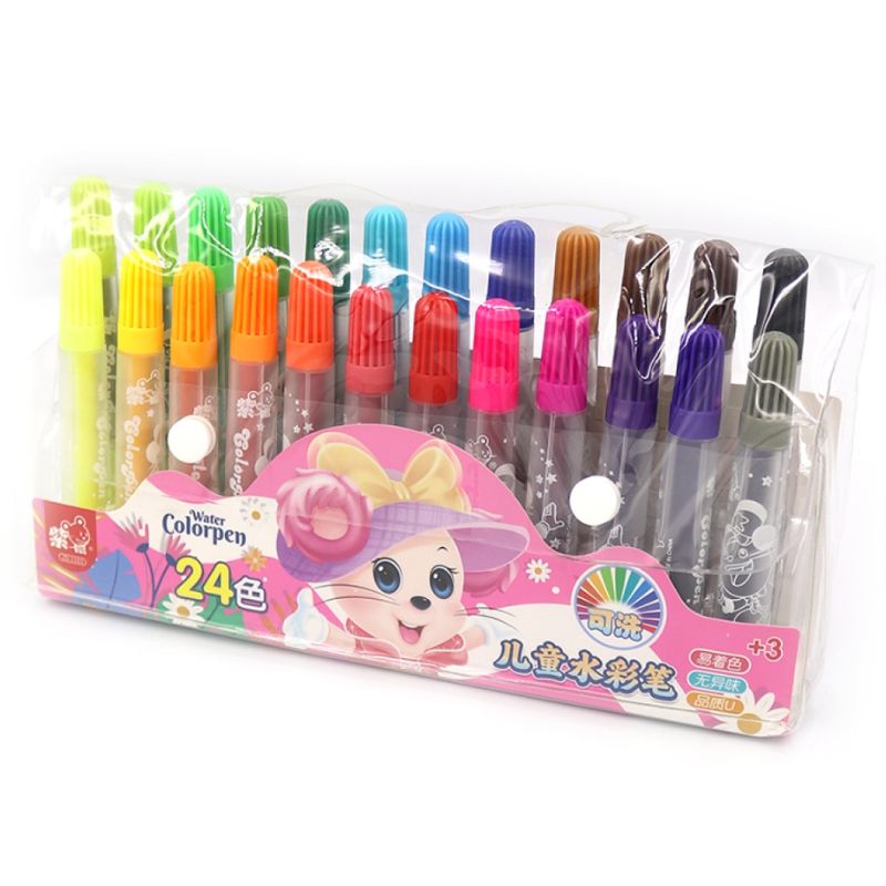 Markers "JO" /1103-24/ "Mouse" 24 col. PVC bag (1/18)