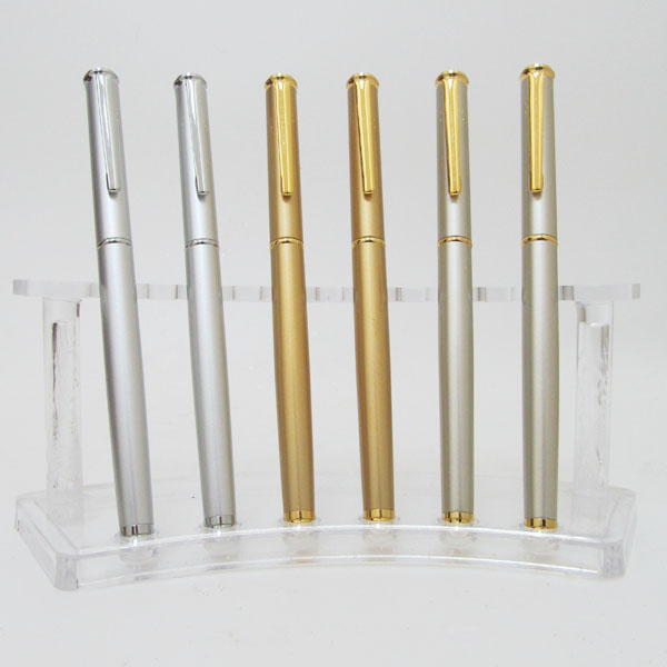 Capillary pen "Baixin" /RP486/ gold, silver (12)